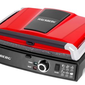 Grill electric Hausberg HB-633RS, rosu