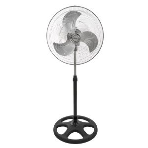 Ventilator cu picior Zilan ZLN-3840, 3 in 1, Putere 55 W, 3 viteze, diametru 45 cm, negru cu gri