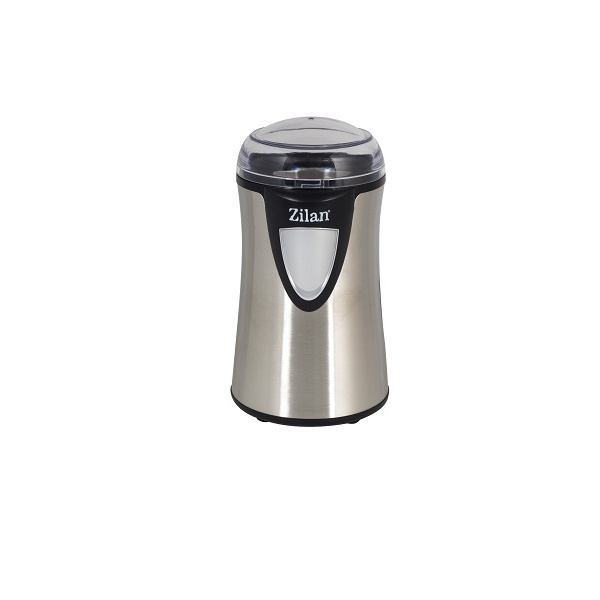 Rasnita cafea electrica Zilan ZLN-8013, 150 W, inox, Argintiu /Negru